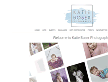 Tablet Screenshot of katieboserphotography.com